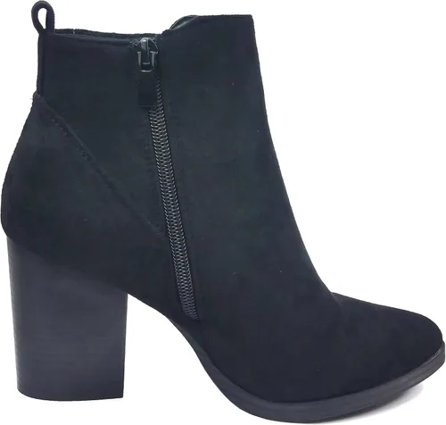 Miniatura 4 de TOP Moda Botines para mujer con tacón medio apilado grueso Chelsea