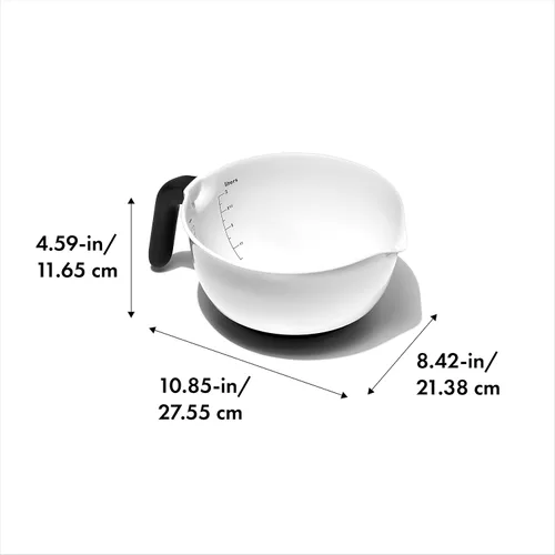Miniatura 3 de OXO Good Grips, bol para batir de 2 cuartos de galón, color blanco