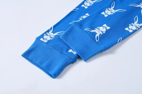 Miniatura 6 de Joyond Pijama de Pascua para niños y niñas, pijama de conejo para niños pequeños, ropa de algodón ajustada, conjunto de ropa de dormir larga