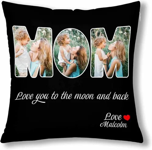 Miniatura 13 de Foto personalizada con fundas de almohada de texto, almohadas personalizadas para abuelo, funda de almohada decorativa personalizada para sofá