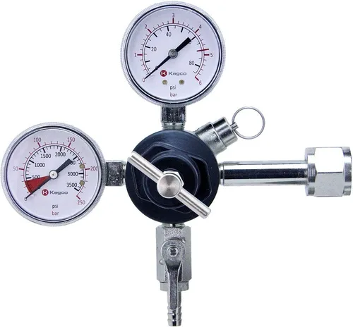 Miniatura 2 de Kegco Kit de conversión de Kegerator de montaje en puerta de 1 grifo de lujo con tanque de CO2 de 5 libras