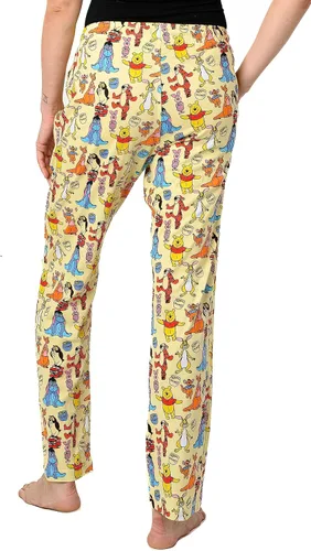 Miniatura 2 de Disney Pantalones de descanso para mujer, pantalones de pijama de algodón con estampado completo