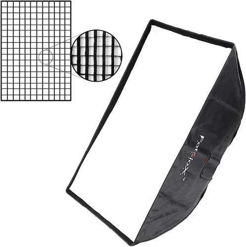 Miniatura 16 de Fotodiox Caja de luz Pro de 32 x 48 para estudio estroboscópico/flash con difusor suave y anillo de velocidad universal (3 a 6 pulgadas de diámetro)