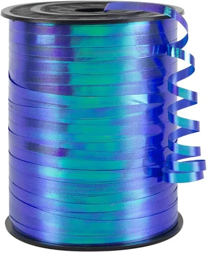 Miniatura 12 de Cinta Rizada Plateada, 1/5" de ancho x 500 yardas Cintas Rizadas de Navidad para Envolver Regalos, Decoración de Fiestas, Cuerda de Globos, Cabello