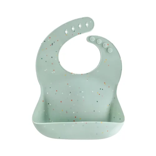Miniatura 29 de Mushie - Babero de silicón para bebé, ajustable y resistente al agua (barro)
