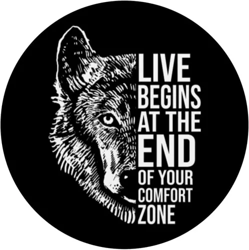 Miniatura 3 de Life Begins At The End Of Your Comfort Zone - Wild PopSockets Swappable PopGrip