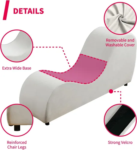 Miniatura 3 de MUZZ Silla de yoga para adultos, tumbona de yoga de terciopelo para interiores, para ejercicio de adultos, estiramiento, relajación, sillas