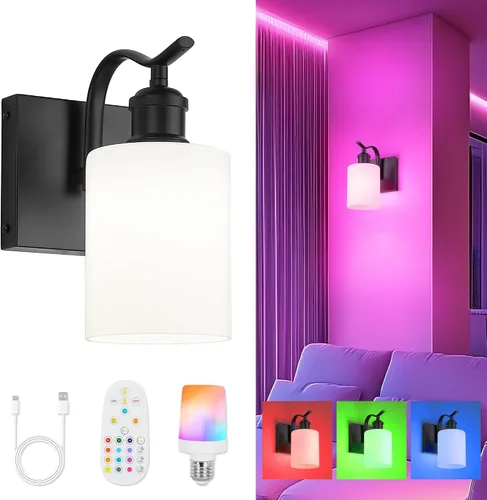 Miniatura 19 de Lámpara de tocador de baño de 3 luces, aplique de pared de níquel cepillado, lámpara de baño moderna con vidrio transparente, VL01BN-3 Níquel