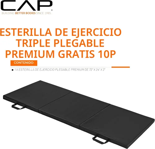 Miniatura 2 de CAP Barbell All Purpose Folding Anti Tear Exercise Training Aerobic Fitness Gym & Gymnastics Balance Mat Multiple