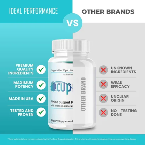 Miniatura 8 de IDEAL PERFORMANCE Ocuprime - Suplemento para ojos (3 unidades, 180 cápsulas)