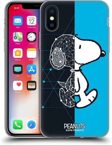 Miniatura 131 de Head Case Designs Funda de gel con licencia oficial de Peanuts Snoopy & Woodstock Halfs and Laughs [protección de grado militar] compatible