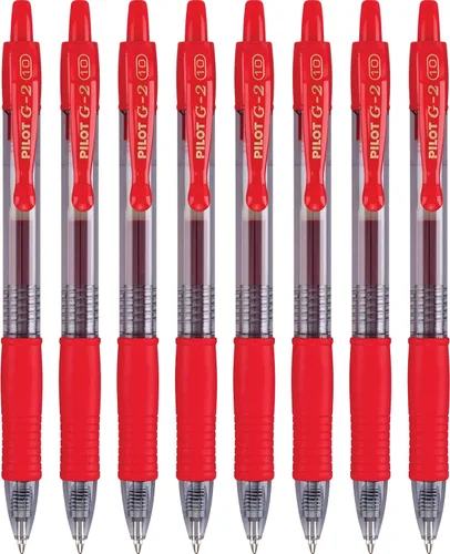 Miniatura 8 de PILOT Pen 15316 G2 Premium - Bolígrafos de gel con punta rodante, recargables y retráctiles, punta gruesa, color negro, paquete de 8