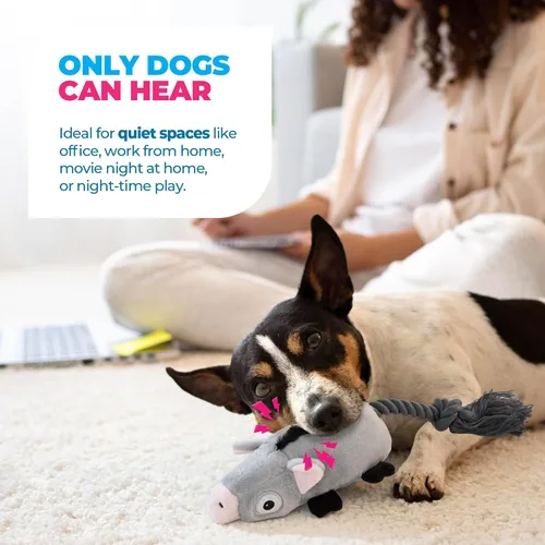 Miniatura 2 de ALL FOR PAWS Juguete ultrasónico silencioso para cachorros, juguetes cómodos para perros de peluche