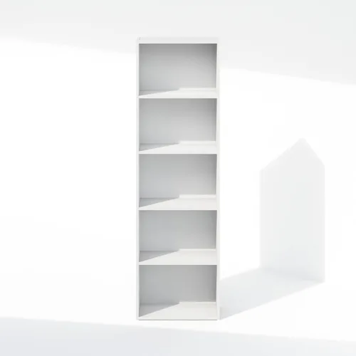 Miniatura 5 de Furinno Reed - Organizadores y almacenamiento de armario, organizador de armario de 5 niveles, estante abierto, para armario, dormitorio, sala