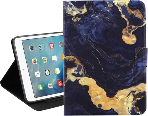 Miniatura 11 de Dteck Funda para iPad mini 5/4/3/2/1, elegante y ligera de cuero sintético tipo folio con cartera, funda inteligente