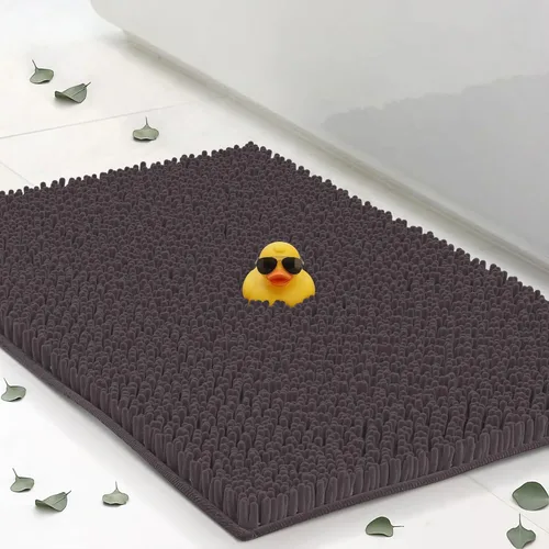 Miniatura 17 de ITSOFT Alfombra de Felpa para Baño 59x21 pulgadas, Tapetes de Baño Absorbentes Lavables a Máquina Antideslizantes, de Secado Rápido, Alfombras