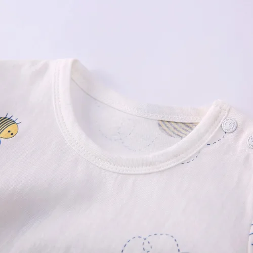 Miniatura 3 de pureborn Mameluco de algodón súper suave para bebés niños y niñas de 0 a 24 meses