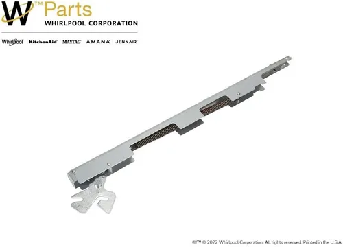 Miniatura 2 de Whirlpool WP8053807 Bisagra de puerta de horno de gama OEM, plata