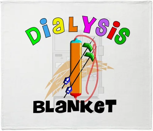 Miniatura 5 de CafePress Manta de diálisis 1 manta de forro polar súper suave, 60 x 50 pulgadas