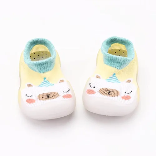 Miniatura 2 de Calcetín antideslizante con suela suave y suela de goma calcetines para niños dibujos animados para niños pequeños primeros caminantes