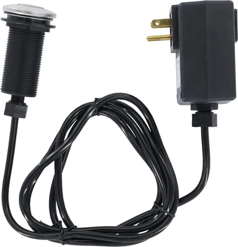 Miniatura 15 de Danco Interruptor de aire de montaje superior para trituradores de basura con longitud de rosca extendida en parte trasera mate (12037)