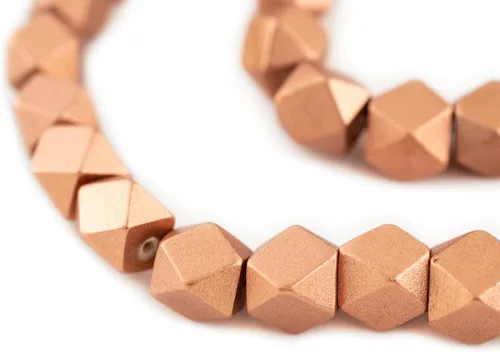 Miniatura 74 de TheBeadChest - Cuentas de madera de cubo sin esquinas azul azul: cuentas orgánicas naturales de corte de diamante de 0.787 in para la fabricación