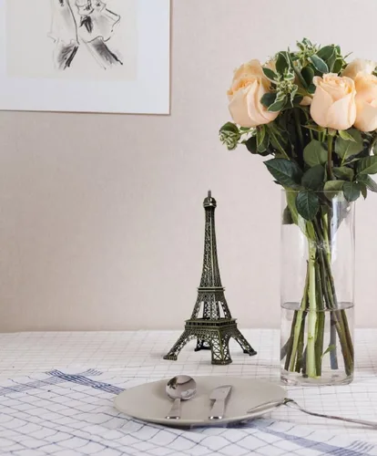 Miniatura 6 de Nightwolf® 5.9 pulgadas bronce Paris Torre Eiffel modelado hierro arte arte regalo para decoración del hogar estatuas