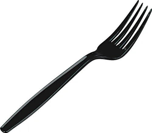 Miniatura 3 de Dixie Cuchara de té de poliestireno, pesada, resistente, de 6 pulgadas de largo. Estuche de 1000 unidades., Negro, 1000