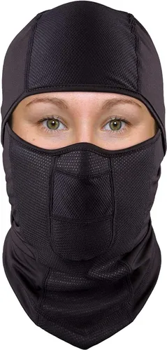 The Friendly Swede Pasamontañas para hombre, máscara de esquí negra para hombres, máscara de esquí para mujeres (estándarnórdicoártico)