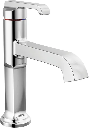 Miniatura 14 de Delta Grifo Tetra Gold - Grifo de baño de un solo agujero, grifo de baño de una sola manija, grifo de lavabo de baño, tecnología de sello