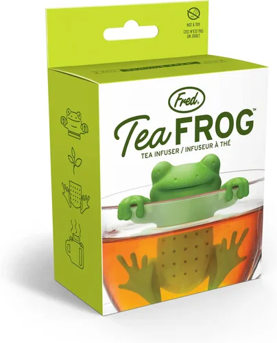 Miniatura 5 de Genuine Fred, MANATEA, infusor de té de silicona reutilizable Manatee, azul, regalo divertido para los amantes del té, artilugio de cocina
