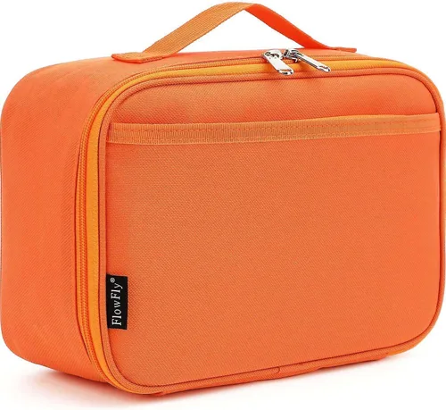 Miniatura 13 de FlowFly Lonchera para niños, bolsa suave aislada, mini hielera para el regreso a clases, kit de bolsa térmica para comidas, para niñas, niños, Avión