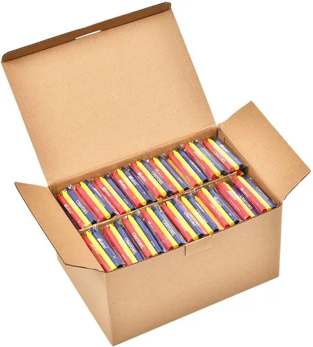 Madisi Paquete de crayones a granel, tamaño regular, 3 colores, 300 paquetes, 900 unidades