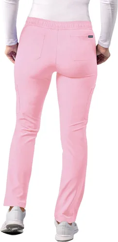 Miniatura 2 de Pantalones Adar Addition Scrubs, ropa quirúrgica, ajustados, con cordón, estilo cargo, para mujer