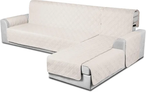 Miniatura 13 de TAOCOCO Fundas de Sofá Seccional 100% Impermeables en Forma de L, Fundas de Sofá de 3 Piezas, Funda de Chaise Lounge para Mascotas y Niños, Fundas