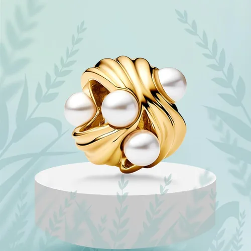 Miniatura 38 de Dijes de plata de ley 925 con diseño de oso dorado para mujer, pulseras y collares, regalos para familiares y amigos, 3 piezas/paquete