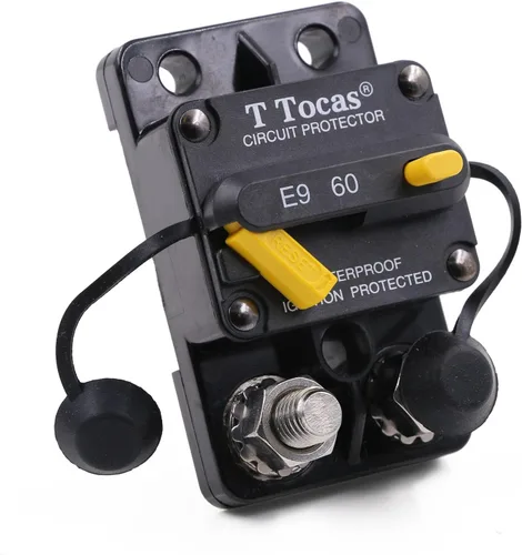 Miniatura 31 de E69 Interruptor de circuito de 10 A T3 con restablecimiento manual Mini de montaje en superficie IP66 Interruptor conmutable de 10 A