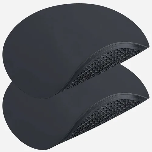 Miniatura 42 de Salvamanteles de silicona para platos calientes, soportes multiusos para ollas, 4 unidades, 2 tamaños de 7 pulgadas y 9 pulgadas, resistentes al 03