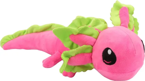 Miniatura 10 de Peluche realista de ajolote azul de 17.7 pulgadas, suave y largo animal de peluche de salamandra, lindo peluche de anfibio para niños, niñas, niños