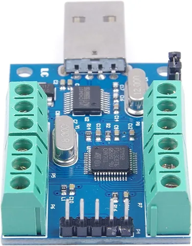 Miniatura 6 de NOYITO USB 10-Channel 12-Bit AD módulo de adquisición de datos STM32 UART Comunicación USB a chip serie CH340 módulo ADC