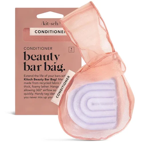 Miniatura 10 de Kitsch Bolsa protectora de jabón para barra – Bolsa de jabón de malla patentada para barras de champú y acondicionador – Extiende el uso y evita