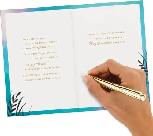 Miniatura 6 de Tarjeta de aniversario de Hallmark para pareja (Momentos perfectos)