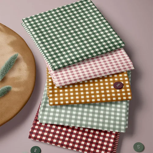 Miniatura 51 de Paquete de tela de algodón de color sólido, 50 cuadrados precortados (8 x 8 x 8 pulgadas), 100% algodón, 120 GSM, fabricado en Türkiye