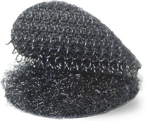 Miniatura 9 de Puntos con adhesivo marca VELCRO en negro 200 paquetes Círculos de 3/4" Cierres adhesivos redondos de gancho y bucle para organizar