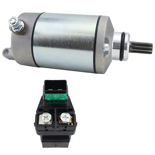 Miniatura 7 de Motor de arranque y relé solenoide para Kawasaki KFX400 KSF400 03-06, para Suzuki Quadsport LT-Z400 LT-Z400Z 03-08, para Arctic Cat 400 DVX 04-08