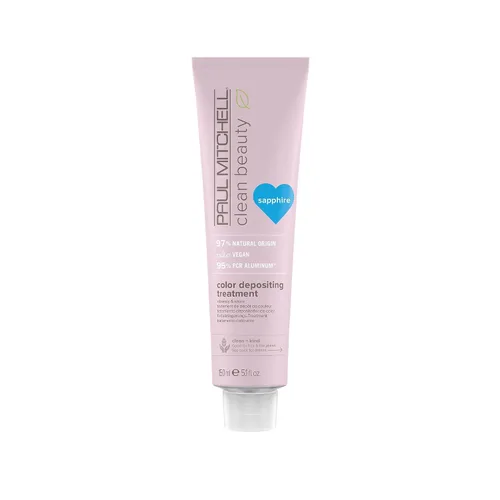 Miniatura 12 de Paul Mitchell Clean Beauty Color-Depositing Treatment, For Refreshing + Protecting Color-Treated Hair Brillo