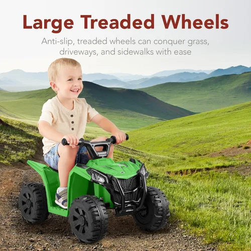 Miniatura 5 de Best Choice Products - Vehículo de juguete para niños de 6V, cuatriciclo de 4 ruedas, ATV con velocidad máxima de 1.8 MPH, neumáticos con dibujo