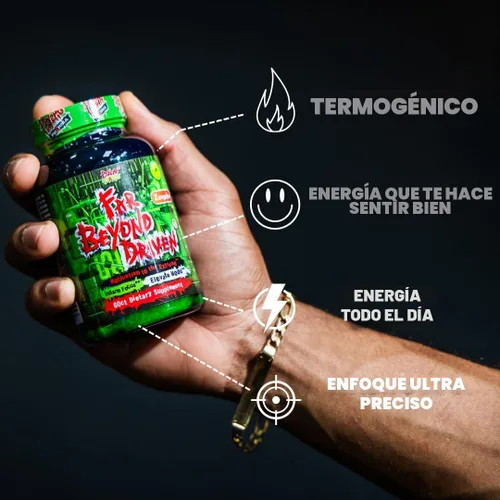 Miniatura 5 de Psycho Pharma Far Beyond Driven, para aumentar la energía para quemar con un enfoque mejorado, estado de ánimo positivo.