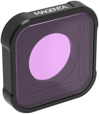 Miniatura 6 de QKOO Filtro submarino para buceo rojo/rosa/magenta para GoPro Hero 13 12 11 10 9 negro
